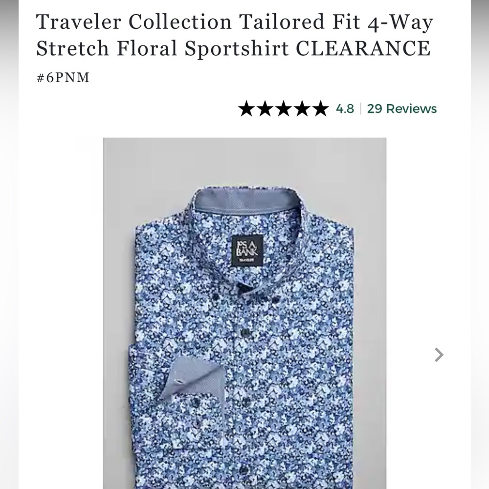 Jos. A. Bank Shirt